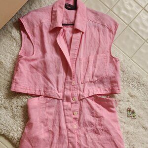 Zara button down dress